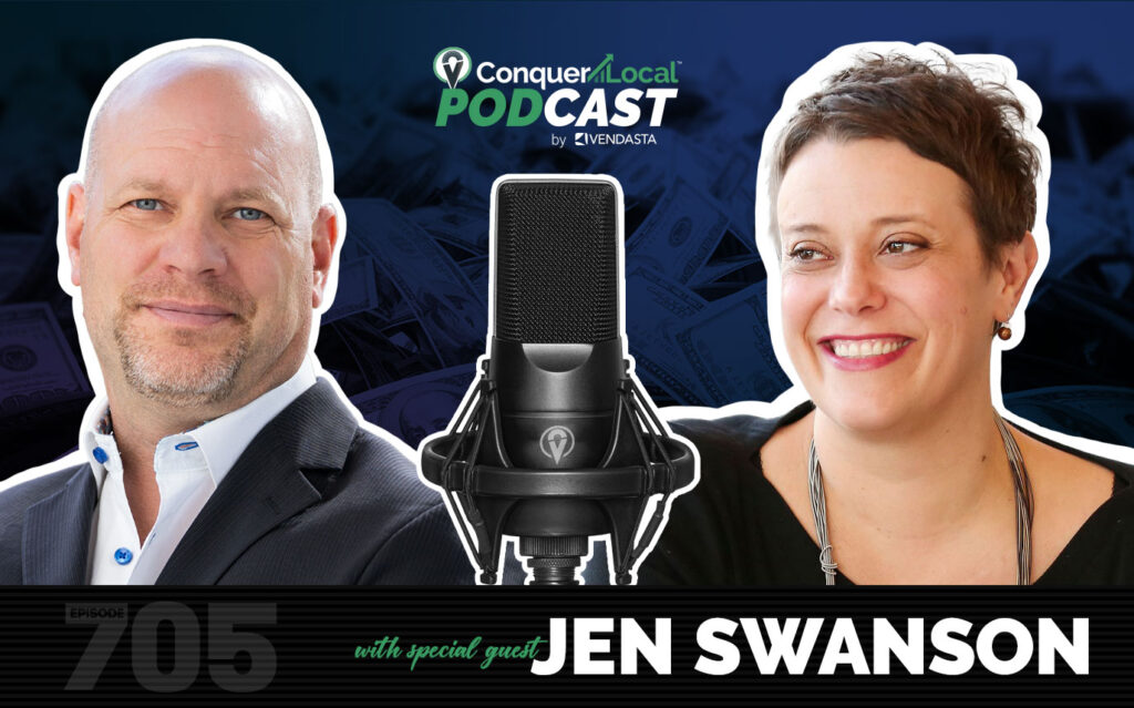 Podcast Cover Image: Driving Business Success through Digital Evolution Featuring Jen Swanson